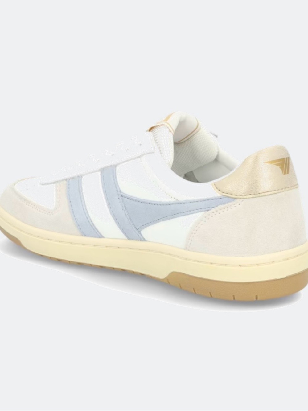 Gola Women's White, Light Blue & Cream Low-Top Sneakers Size 8 - Picture 3 of 11
